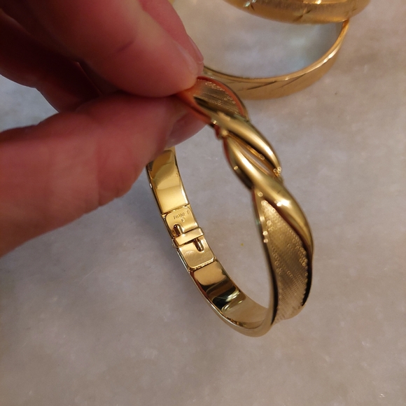 Monet gold bangle set - Picture 4 of 5